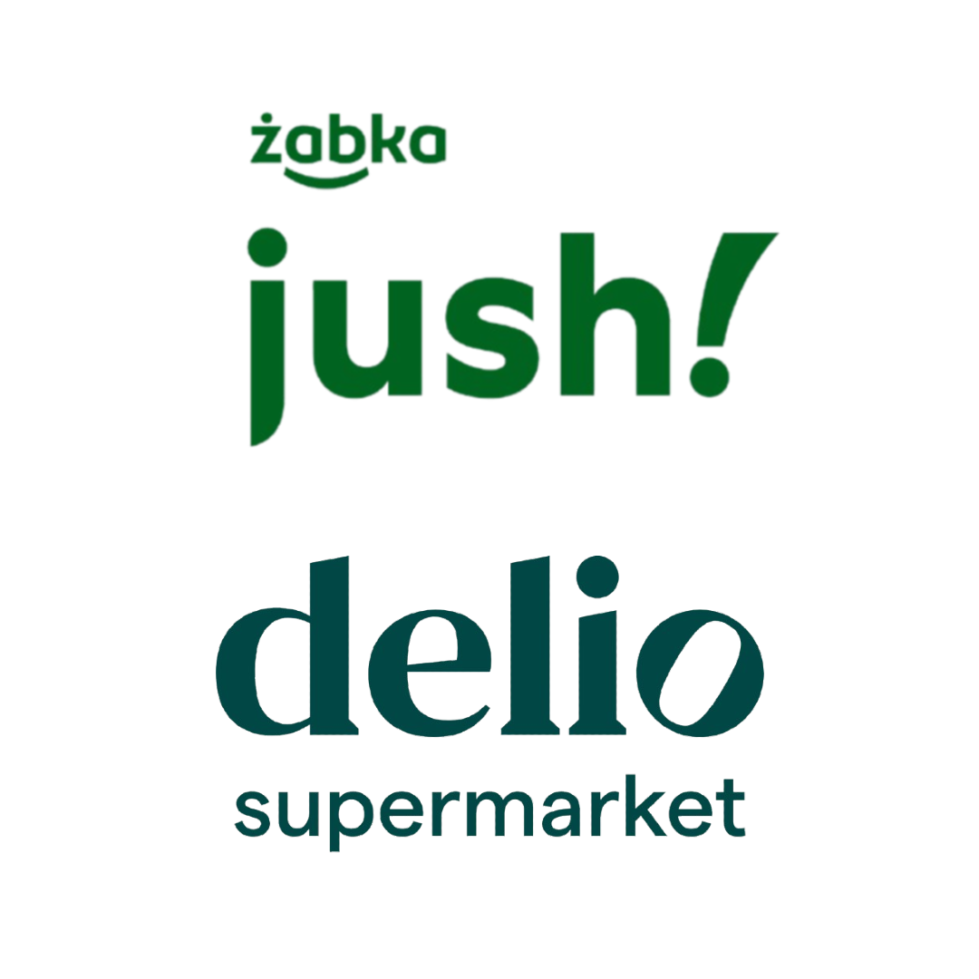 Partner pogotowia żywnościowego - Żabka Jush oraz Supermarkety Delio